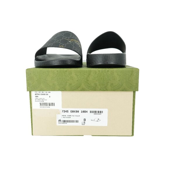 Gucci Men's GG Supreme Tiger Pint Slides - Picture 5 of 10